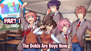 The Dokis Are Boys NowPart 1DDLC Switcheroo MOD [upl. by Melville]