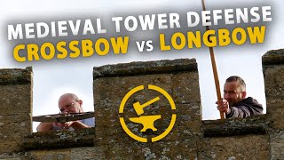 Crossbow or Longbow Whats better for defending your medieval tower [upl. by Rohn]