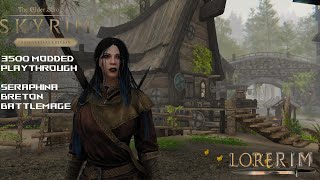 🔴LIVE Short LoreRim 22 Seraphina The Breton Battle Mage🔴 [upl. by Arik]