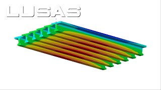 Grillage modelling in LUSAS [upl. by Annayi898]