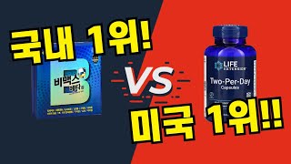 국내 1위 VS 미국 1위 비타민 영양제 어떤 것이 더 좋을까 [upl. by Olyhs309]