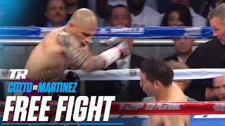 Cotto vs Martinez  Great Upsets in Boxing Free Fight [upl. by Marucci]