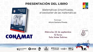 Presentación de libro “Matemáticas simplificadas el bestseller de las matemáticas” CONAMAT [upl. by Balduin394]