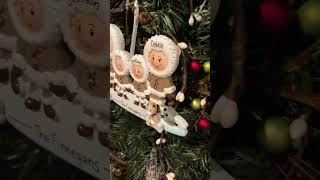 Personalized Eskimo Family  4 Christmas Ornament [upl. by Brittani]