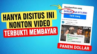 Kerja Freelance Paling Santai Nonton YouTube Dapat Uang  Cara Dapat Uang Dari Internet [upl. by Mayes]