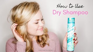 Batiste Dry Shampoo  Tips and Tricks for Amazing Results [upl. by Navar]