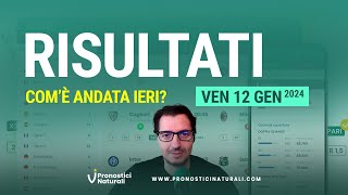 Risultati Tabellone Pronostici Naturali ieri Venerdì 12 gennaio 2024  2 bolle vincenti esempio [upl. by Hakym949]