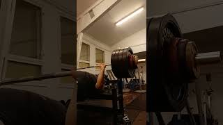 Road to 400 pound bench press part 17 New PR 1775 kg 391 lbs gym lift [upl. by Feldstein]