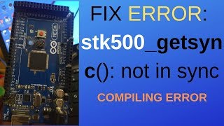 HOW TO FIX COMPILING ERROR avrdude stk500getsync  HOW TO INTERFACE ARDUNIO WITH PC 💻 [upl. by Adnarem]