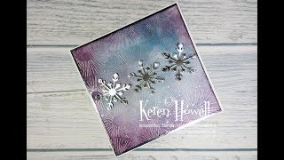 Stampin Up Snowflakes card [upl. by Onek]