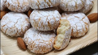 AMARETTI BISCUIT  AMARETTI BISCOTTI RECIPE [upl. by Malin]