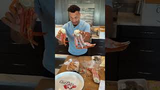 NFL QB Brett Hundley  Comparing CrabPlacecom® vs Grocery Snow Crab [upl. by Ntsud]