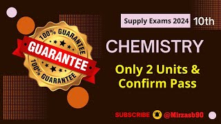 Passing Formula  Chemistry  10th  Supply exams  Punjab  Mirzasb90 [upl. by Yelnik]