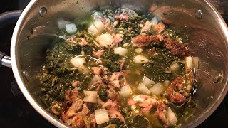 How to Clean and Cook Turnip Greens  Cook With Me  NotesfromNancy [upl. by Hametaf719]