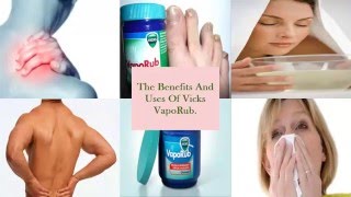 The Benefits And Uses Of Vicks VapoRub [upl. by Boehmer]