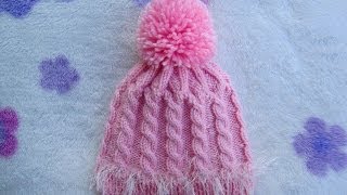 How to knit a hat with Double Pointed Needles [upl. by Anwahs]