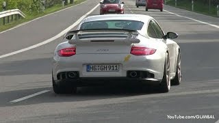 Porsche 997 GT2RS  Accelerations Sounds [upl. by Deuno]