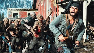 Days Gone  The Sawmill Horde Boss Fight Noob vs Biggest Zombie Horde in Gaming History [upl. by Ahsaetal]