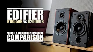 DSAUDIOreview  Edifier R1855DB vs Edifier R2000DB  soundDEMO [upl. by Vizza]