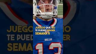 Los Mejores Partidos NFL Semana 8 🔥 nfl shorts [upl. by Airetahs783]