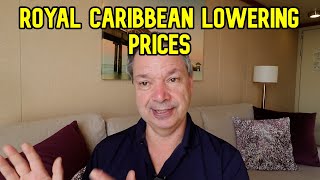 ROYAL CARIBBEAN DROPPING PRICES FOR SOME PEOPLE [upl. by Llewen]