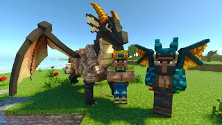 DragonFire Lite AddOn MCPE in Minecraft Bedrock  WedCraft [upl. by Anilesor]