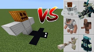 The Shadow Golem vs Minecraft Mobs [upl. by Llerol]