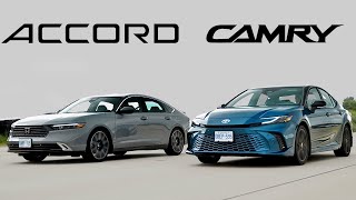 No Nightmares for Honda 2025 Toyota Camry vs 2024 Honda Accord  Battle of the Affordable Sedans [upl. by Kcirrad]