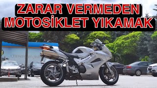 Motosiklet Nasıl Yıkanır İncelikler Nelerdir  Kendin Yap  VFR800 [upl. by Aynotan]