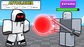 AUTOCLICKER vs NPC MODE In Roblox Blade Ball [upl. by Homer]