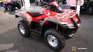 2015 Honda Rincon TRX680F Recreational ATV  Walkaround  2014 Toronto Snowmobile amp ATV Show [upl. by Leclair]