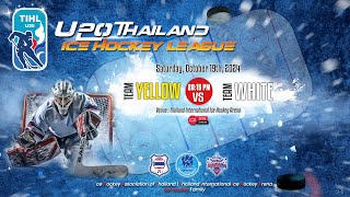 YELLOW TEAM vs WHITE TEAM  U20 Thailand Ice Hockey League 2024  Game  05 [upl. by Alben]