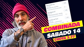 ⚡COMBINADA DE SABADO 14⚡  APUESTAS DEPORTIVAS  FUTBOL EUROPEO [upl. by Lirbaj]