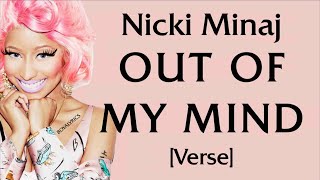 Nicki Minaj  Out of My Mind Verse  Lyrics whats your name bob so theycallingyoubob tiktok [upl. by Jo Ann]