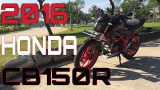 Test Ride 2016 Honda CB150R [upl. by Attevad]