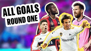 Every Goal of Round 1  Audi 2024 MLS Cup Playoffs [upl. by Dael401]