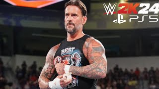 WWE 2K24 CM Punk Gameplay PS5 [upl. by Lewej392]