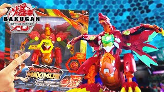 Unboxing Dragonoid Maximus 🔥 Bakugan Action Figure Review amp Toy Play  Bakugan Battle Planet [upl. by Ammej]