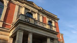 Musikalisches Ende der Pausen der Walküre 2018  Festspielhaus Bayreuth  Richard Wagner [upl. by Boggs]