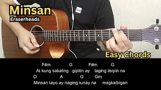 Minsan  Eraserheads  Guitar Tutorial  Guitar Chords [upl. by Bethanne525]