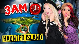 Spending 24 Hours OVERNIGHT on A CURSED HAUNTED ISLANDTERRIFYING [upl. by Naz821]