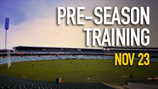 Crows Return for PreSeason Training [upl. by Gati]