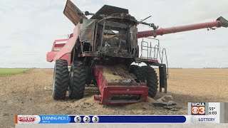 You can replace combines but you cant replace lives Ford County farmer recovers from fire [upl. by Peggie]