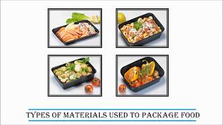 Food Packaging Materials – Types and Features [upl. by Sullivan]