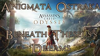 Assassins Creed Odyssey Beneath Theseuss Dreams Ainigmata Ostraka Solution Skyros 100 Completion [upl. by Mckinney]