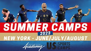 Soccer Summer Camps 2023  French Football Academy New York [upl. by Annanhoj]