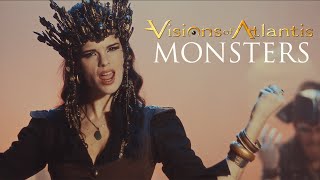 VISIONS OF ATLANTIS  MONSTERS Official Video  Napalm Records [upl. by Pitchford]