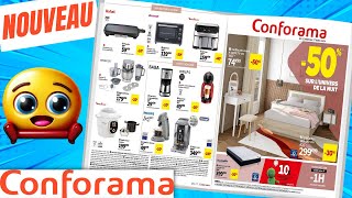 catalogue CONFORAMA du 12 mars au 1 avril 2024 ❌ 50 SUR LUNIVERS DE LA NUIT  FRANCE [upl. by Nelda807]