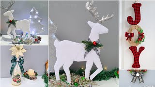 3 Decoraciones Navideñas para ADORNAR TU CASA  Manualidades Navideñas 2021  Ideias para o Natal 🎄 [upl. by Uird]