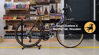 Sour Clueless and Brother Mr Wooden custom built by Loose Cycles [upl. by Delastre525]